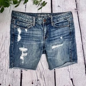 American Eagle Women’s Shorts Denim Bermuda Size 4
